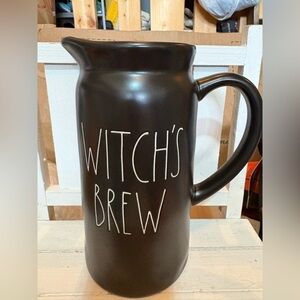 Rae Dunn Black Witch's Brew Pitcher